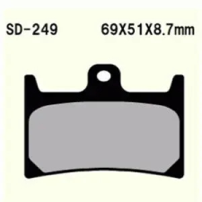 Wesrah VD-249 Fékbetét Wesrah  Futómű és fék alkatrészek Fékbetétek (tárcsafék) egyéb motorkerékpár alkatrész