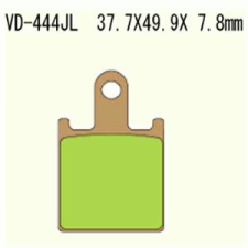 Wesrah VD-444JL (FA417/4HH) fékbetét Wesrah Futómű és fék alkatrész Fékbetét (tárcsafék) egyéb motorkerékpár alkatrész