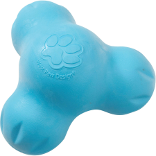 West Paw Tux - Jutalomfalattal tölthető játék (L | 13 cm | Aqua) játék kutyáknak