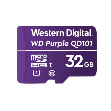Western Digital 32GB microSDHC Western Digital WD Purple SC QD101 C10 U1 (WDD032G1P0C) (WDD032G1P0C) memóriakártya