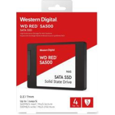 Western Digital 4TB 2,5&quot; SATA3 SA500 Red Series WDS400T1R0A merevlemez