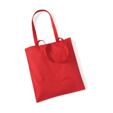 Westford Mill Bevásárló táska Westford Mill Bag for Life - Long Handles - Egy méret, Élénkpiros