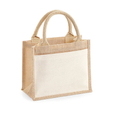 Westford Mill Bevásárló táska Westford Mill Cotton Pocket Jute Gift Bag kézitáska és bőrönd