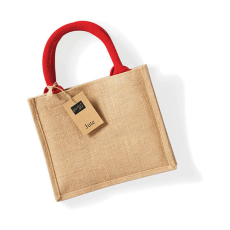 Westford Mill Speciális táska Westford Mill Jute Mini Gift Bag - Egy méret, Natural/Fényes Piros