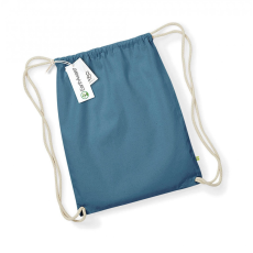 Westford Mill Uniszex organikus speciális táska Westford Mill EarthAware™ Organic Gymsac Egy méret, Airforce kék