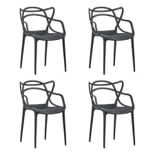  Weston szék Fekete 4 db N bútor