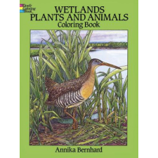 Wetlands Plants and Animals Colouring Book – Annika Bernhard idegen nyelvű könyv