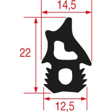 Whirlpool Tömítés sütőajtóhoz 1800 mm beépíthető gépek kiegészítői
