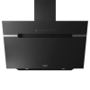 Whirlpool WHVS 91F LT DP K beépíthető falra szerelhető döntött kürtös konyhai elszívó, 89.8x36.8x147.5 cm, fekete szín