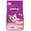  Whiskas Adult Salmon +1 - Szárazeledel (lazac) felnőtt macskák részére (1,4kg)