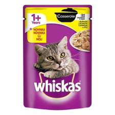 Whiskas Állateledel alutasakos WHISKAS Casserole macskáknak csirke 85g macskaeledel