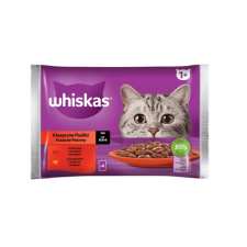 Whiskas Classic Meals Csirke és marhahús mártásban 4x85g macskaeledel