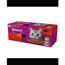 Whiskas Classic Meals nedves teljes értékű eledel felnőtt macskáknak 40x85 g mártásban macskaeledel