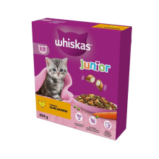 Whiskas Junior 800 g száraz teljes értékű eledel cicáknak finom csirkével macskaeledel