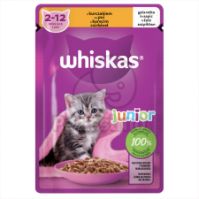 Whiskas Junior alutasakos macskaeledel - csirke 85 g macskaeledel