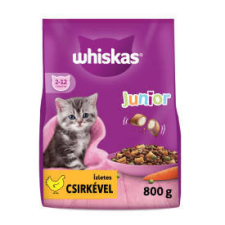 Whiskas Junior Chicken - Szárazeledel (csirkehússal) kölyök macskák részére (800g) macskaeledel
