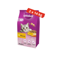  Whiskas szárazeledel 2x14kg csirke macskaeledel