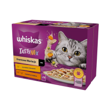 Whiskas Tasty Mix Krémes variációk csirkével, bárányhússal és pulykával mártásban 12x85g macskaeledel