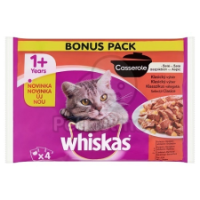 Whiskas Whiskas 1+ Casserole klasszikus válogatás 4 x 85 g macskaeledel