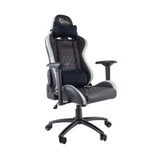 WHITE SHARK Nitro GT max. 150kg fekete-fehér műbőr gamer szék forgószék
