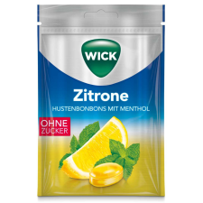 Wick citromos és mentolos torokcukorka cukormentes 72 g vitamin és táplálékkiegészítő