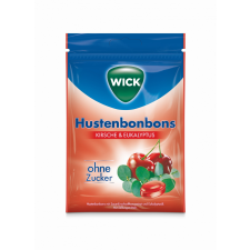  Wick Cseresznye és Eukaliptusz ízű torokc.cukorm. 72g diabetikus termék