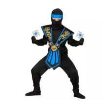 Widmann : Kék harcos Ninja jelmez fegyverekkel - 116 cm (38655) jelmez