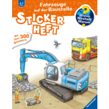  Wieso? Weshalb? Warum? Stickerheft: Fahrzeuge auf der Baustelle idegen nyelvű könyv