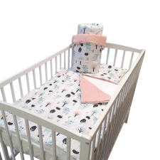 Wikids 3 részes ágynemű - Barack/Menta Őzikés babaágynemű, babapléd