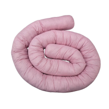 Wikids Ágyrácsvédő hengerpárna 300cm - Rózsaszín bababiztonság