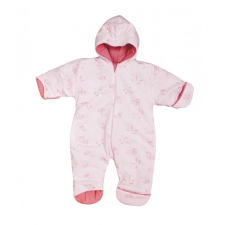 Wikids átmeneti plüss overál - Rózsaszín lovacskás 98 babakabát, overál, bundazsák