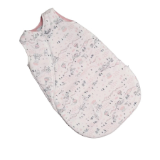 Wikids bélelt pamut téli hálózsák - Fehér/Rózsaszín Házikós - 62/68 (frottier béléssel) hálózsák, pizsama