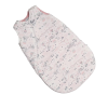 Wikids bélelt pamut téli hálózsák- Fehér/Rózsaszín Házikós 68/74 (frottier béléssel)