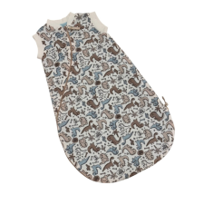 Wikids dupla pamut hálózsák - Fehér/Kék/Barna Dinó 56/62 hálózsák, pizsama