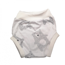 Wikids pamut pelus nadrág - Fehér jegesmacis - 68 babanadrág