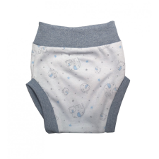 Wikids pamut pelus nadrág - Kék elefántos - 62 babanadrág