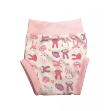 Wikids pamut pelus nadrág - Rózsaszín nyuszis - 62 babanadrág