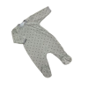 Wikids Plüss Hosszú Ujjú Rugdalózó - Szürke/Szürke Csillagos 74