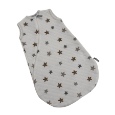 Wikids Steppelt Pamut Hálózsák - Fehér/Szürke Csillagos 56/62 hálózsák, pizsama