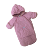 Wikids Téli babazsák Róka hímzéssel/Sállal - Mályva Rózsaszín 50-56