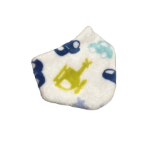 Wikids Wellsoft háromszög babasál - Fehér Járműves 6-12 hó babasapka, sál