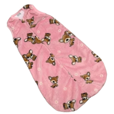 Wikids wellsoft két rétegű hálózsák - Rózsaszín Őzikés 98/104 hálózsák, pizsama