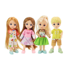 Wiky Baba színes ruhában 12,5cm baba