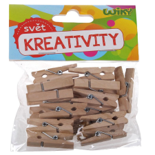Wiky Fa csipeszek 2,5 cm 25 db kreatív és készségfejlesztő