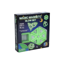 Wiky Mágneses építőjáték készlet fluoreszkáló 14 db barkácsolás, építés