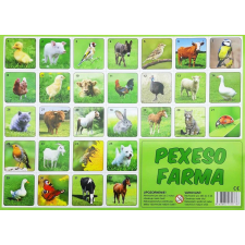 Wiky Memória játék, farmon élő állatok társasjáték