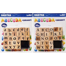Wiky Nyomda készlet párnával ABC 26db + tinta kreatív és készségfejlesztő