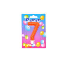 Wiky Tortagyertya glitter szám : 7 party kellék