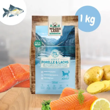 Wildes Land - Száraztáp pisztránggal, lazaccal és burgonyával kutyáknak - 1 kg kutyaeledel