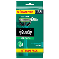 Wilkinson Sword Xtreme3 Sensitive Comfort MAXI PACK 12, eldobható borotva, 12 db eldobható borotva